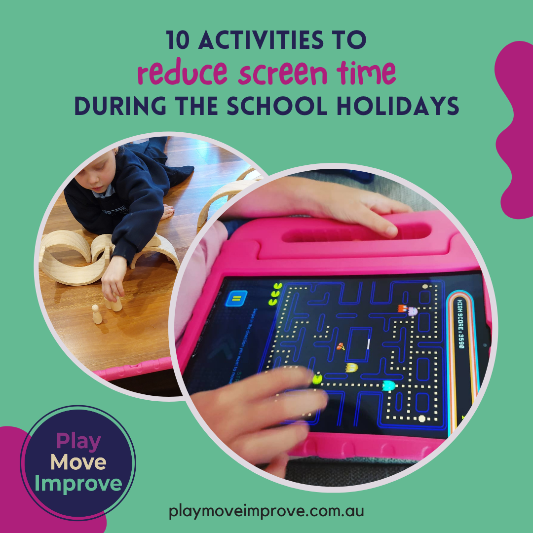 Reducing screen time for children with movement and play