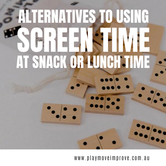 Alternatives to screen time at snack or lunch time