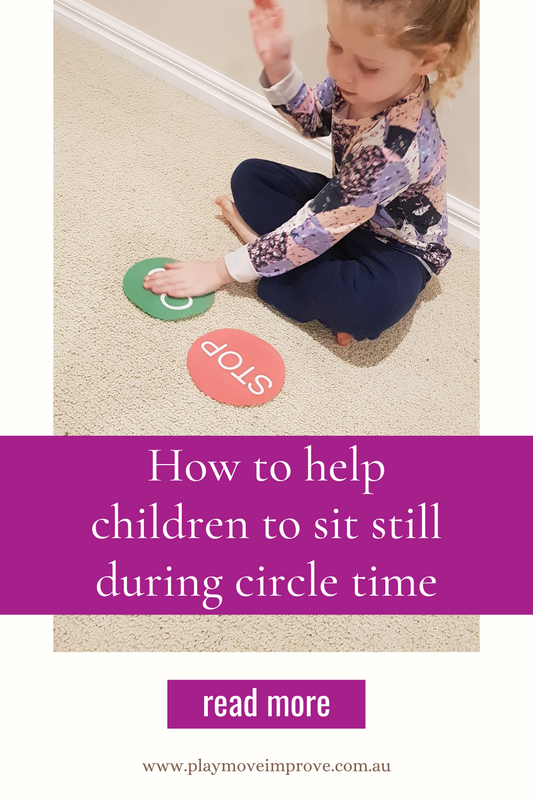 help children to sit still through movement
