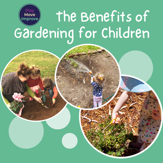 Early childhood outdoor play - gardening benefits