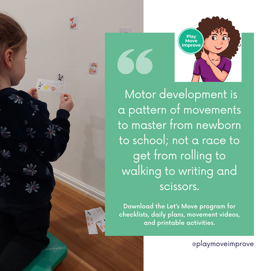 What are the preschool motor development milestones?