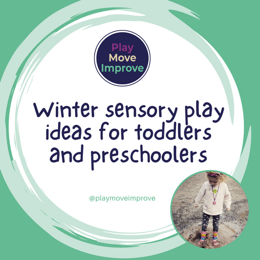 Winter sensory play ideas for toddlers and preschoolers