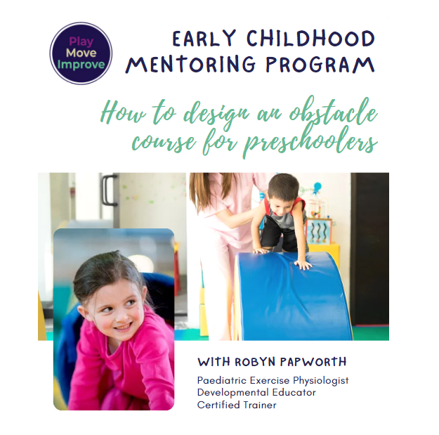 Why obstacle courses need to be included in early childhood planning