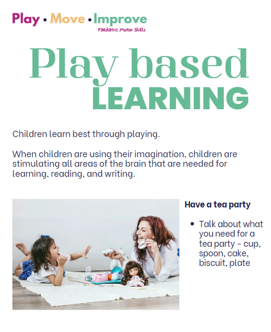 Play based learning for literacy skills