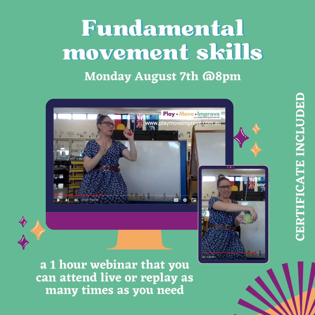 Fundamental movement skills webinar