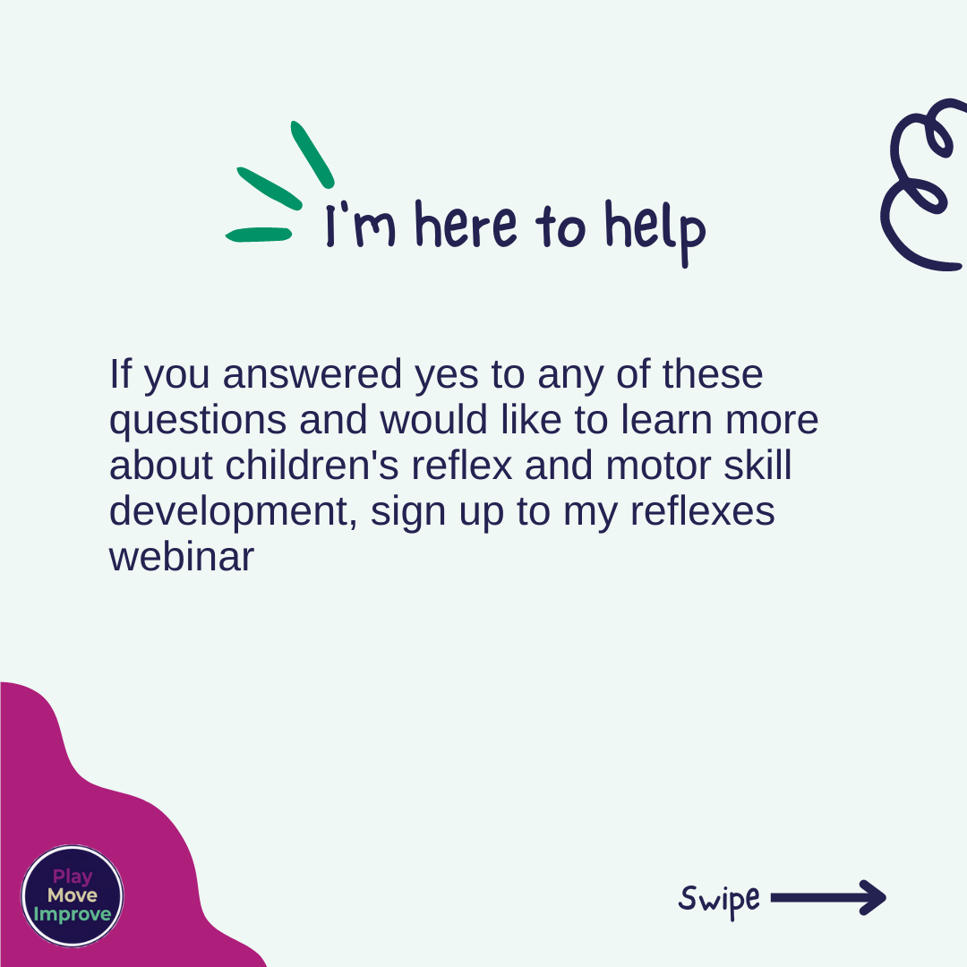 Webinar recording - What are infantile reflexes and how do they impact gross motor and fine motor development?