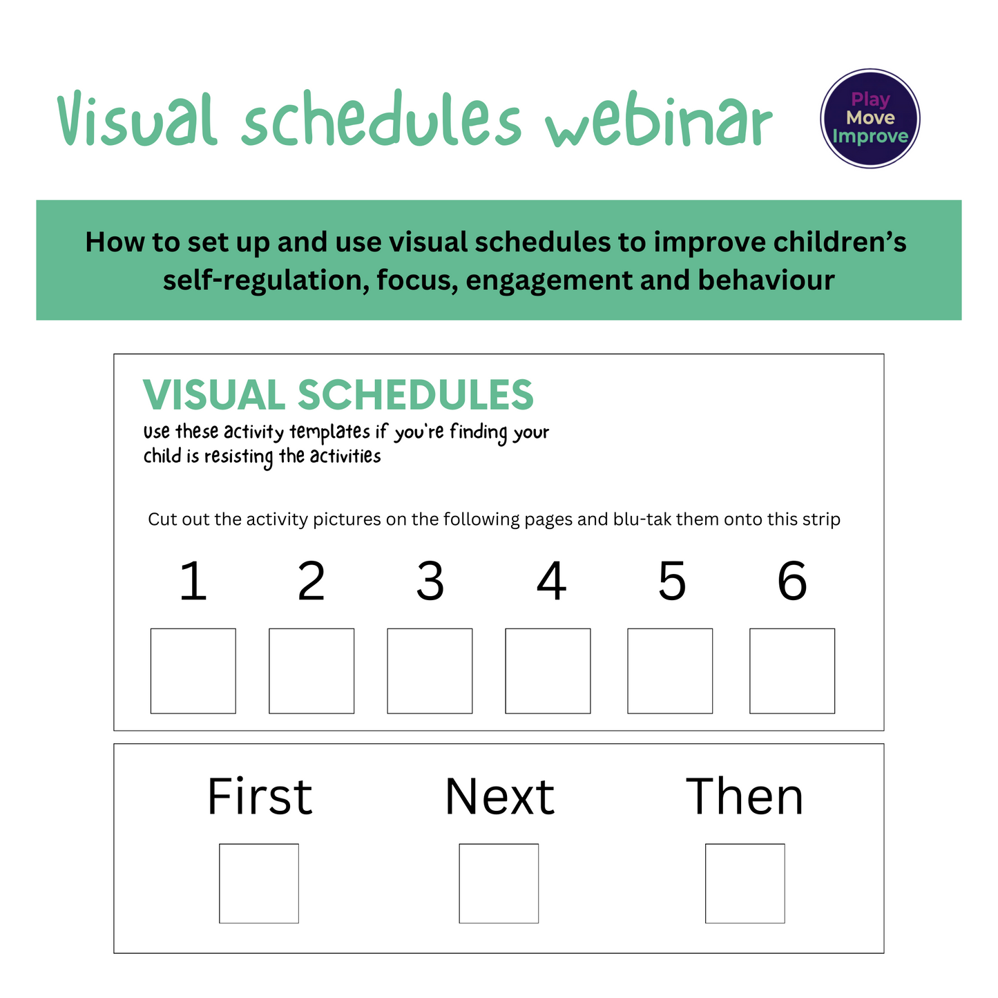 Visual Schedules Support: Mastering Focus, Play, and Behaviour using Visuals