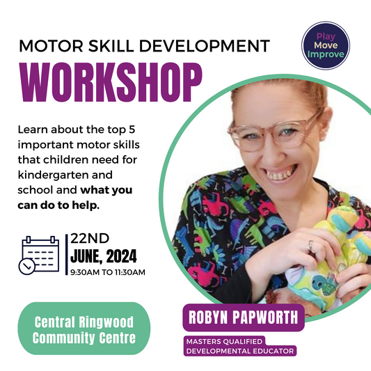 The Skills Children need for Kindergarten and School Confidence - Ringwood Workshop - June 2024